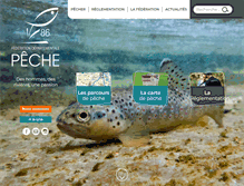 Tablet Screenshot of peche86.fr